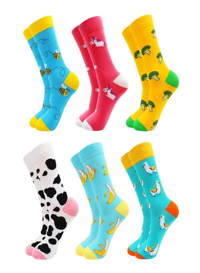 TOEJYJ Womens Socks size 9-11, Cute Funny Fun Crazy Cool Novelty Long Cotton Calf Crew Socks, Gift for Women Ladies Girls Teens - Image 1